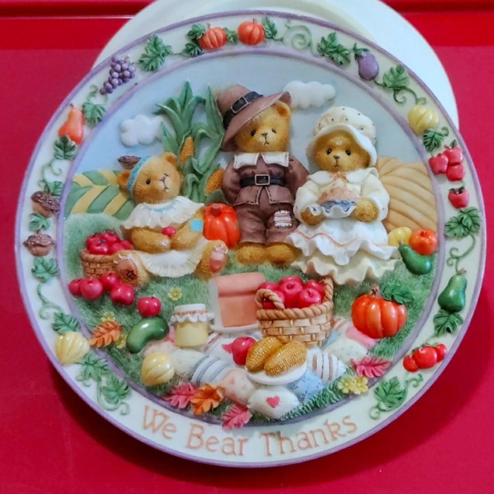 Cherished Teddies Commemorative Plate